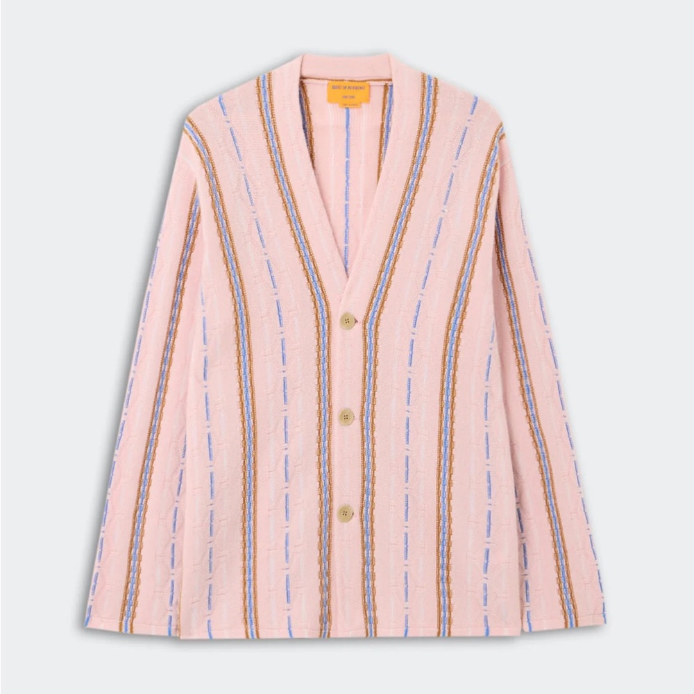 Guest In Residence Baja Everywear Cardigan Pink Cashmere